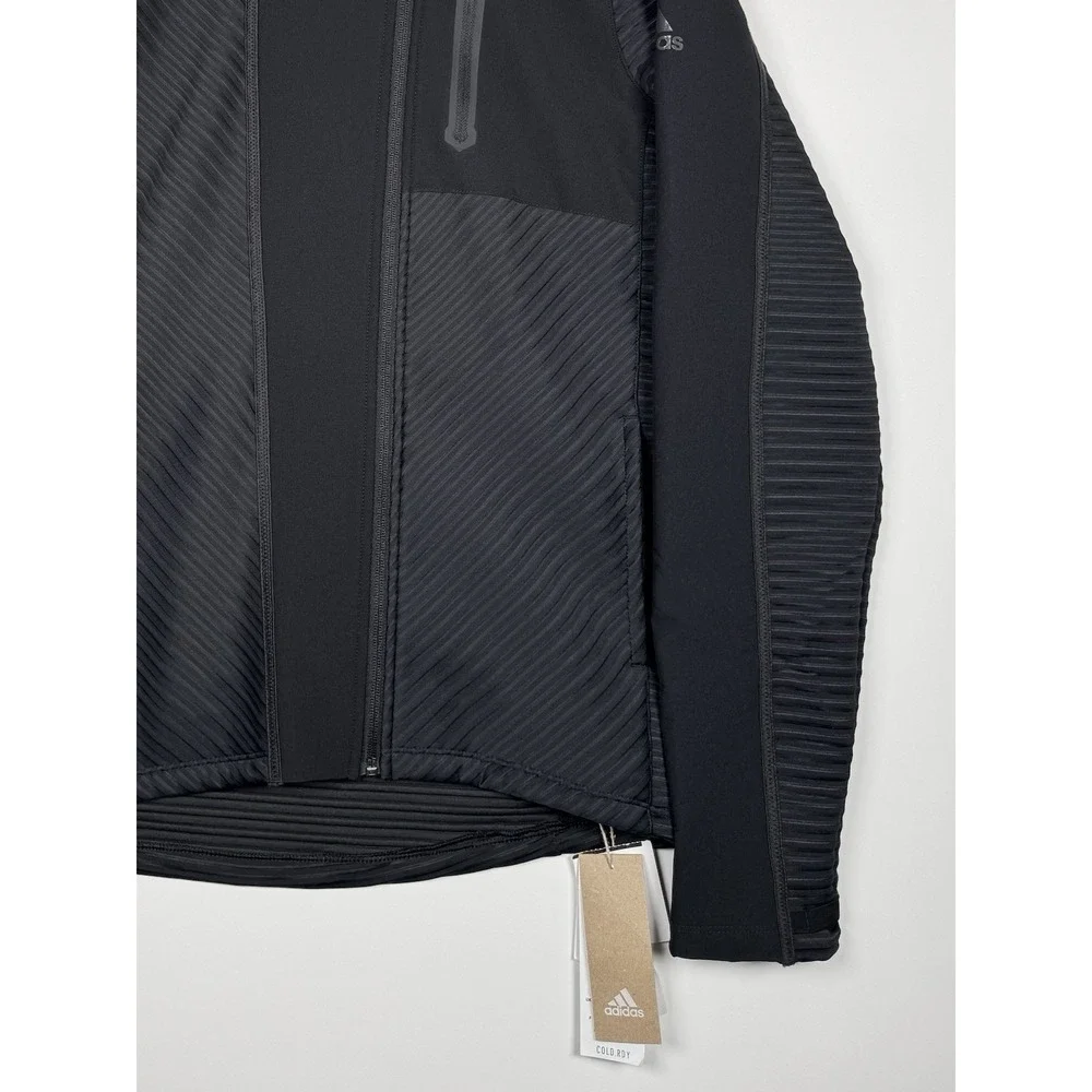 NEW - ADIDAS Cold.Rdy Full Zip Hoodie Black - Men's Medium - GJ0339